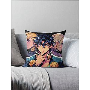 Stellar Adventures: Jojo's Unreal Journey Throw Pillow