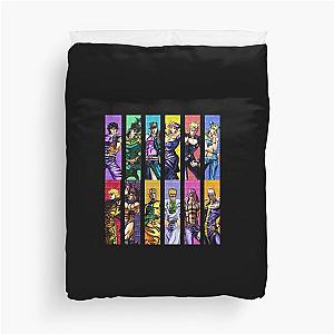 jojo's and villians Duvet Cover