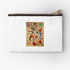 Joan Miró Spanish Modern Art Joan Miró Zipper Pouches