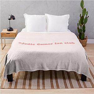Jodie Comer Villanelle Killing Eve Pink Cute Quote Throw Blanket