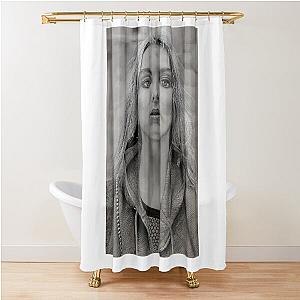 Jodie Comer Portrait Shower Curtain