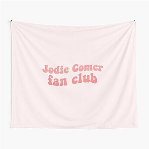 Jodie Comer Fan Club Jodie Comer Villanelle Killing Eve Pink Quote Tapestry