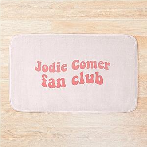 Jodie Comer Fan Club Villanelle Killing Eve Pink Cute Quote Text Bath Mat