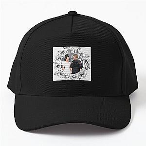 Sandra Oh and Jodie Comer Rose Wreath Print Pullover Hoodie Baseball Cap