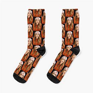 Jodie Comer Flower Crown Socks