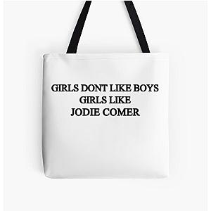 Girls Don't Like Boys Jodie Comer Design All Over Print Tote Bag