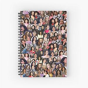 Sandra Oh and Jodie Comer Collage  Spiral Notebook