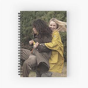 Jodie Comer and Sandra Oh Spiral Notebook