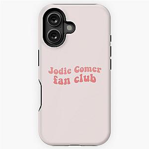 Jodie Comer fan club Jodie Comer Villanelle Killing Eve pink cute quote iPhone Tough Case