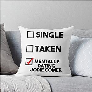 Dating Jodie Comer Throw Pillow