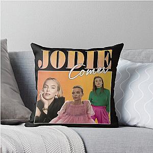 Jodie Comer Throw Pillow
