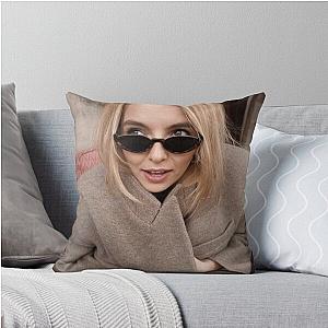 Jodie Comer Throw Pillow