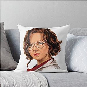 Millie Bobby Brown - Free Guy movie, Jodie Comer Throw Pillow