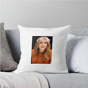 Jodie Comer Flower crown Pillow