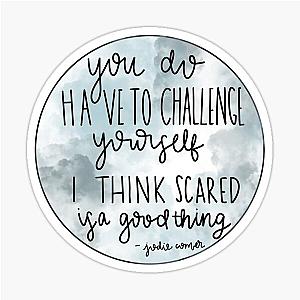Jodie Comer Challenge Yourself Sticker