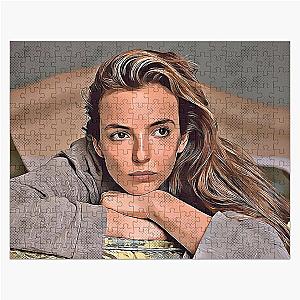 Villanelle, Cartoon, Comic, Killing Eve, Jodie Comer Jigsaw Puzzle