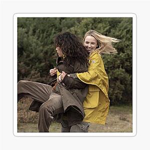 Jodie Comer and Sandra Oh Sticker