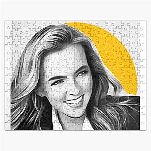 Jodie Comer Black and White Villanelle Jigsaw Puzzle