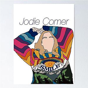 Jodie Comer Smile Art Poster