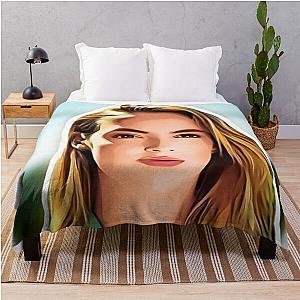 Villanelle killing Eve. Season 1 Tuscany Italy Jodie Comer Throw Blanket