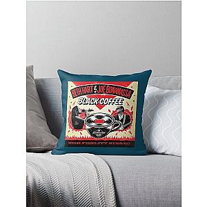 Joe Bonamassa Schwarzer Kaffee   Throw Pillow