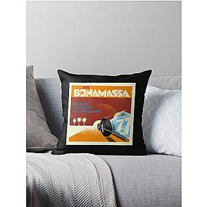 Joe Bonamassa driving towards t Throw Pillow