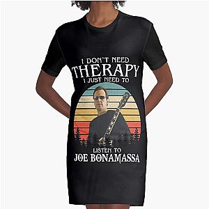 Ich brauche keine Therapie, ich muss nur Joe Bonamassa zuhören   Graphic T-Shirt Dress