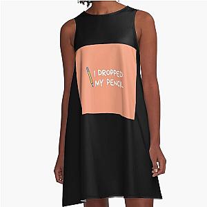 Joe Jonas Quote A Line Dress