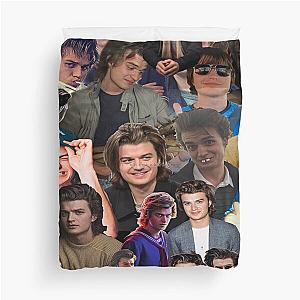 Joe Keery Collage Duvet Cover