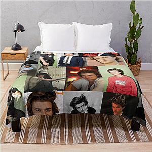 Joe Keery Collage Throw Blanket
