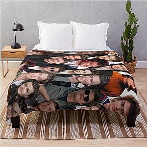 Joe Keery College Throw Blanket