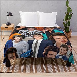Joe Keery Photo Throw Blanket