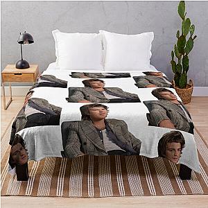 Joe Keery sticker Throw Blanket