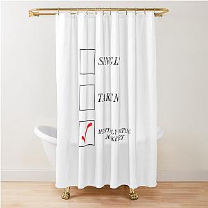 Mentally Dating with Joe Keery Shower Curtain