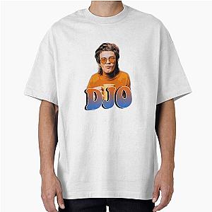 Joe Keery Orange Blue Sticker Shirt Oversized T-Shirt