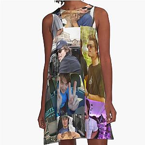 Joe Keery Pic Collage A-Line Dress