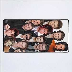 Joe Keery Collage Desk Mat