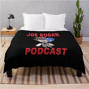 joe rogan podcast sonic  Throw Blanket