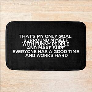 Joe Rogan Quote Bath Mat