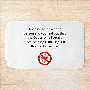 Joe Rogan Queen Quote Bath Mat