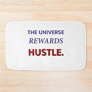 Joe Rogan Hustle Quote Bath Mat