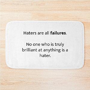 Joe Rogan Haters Quote Bath Mat