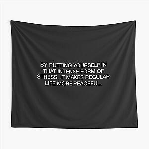 Joe Rogan Intense Quote  Tapestry