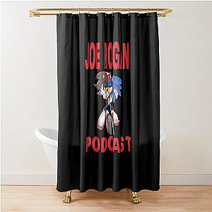 joe rogan podcast sonic  Shower Curtain