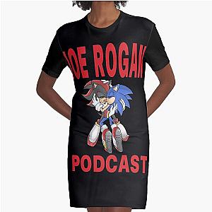 joe rogan podcast sonic  Graphic T-Shirt Dress