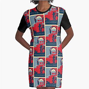 Joe Rogan Psychedelics Poster Graphic T-Shirt Dress