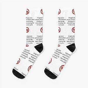 Joe Rogan Queen Quote Socks