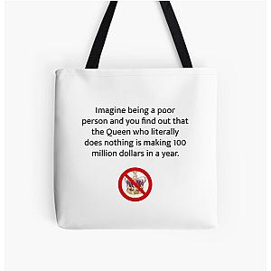 Joe Rogan Queen Quote All Over Print Tote Bag