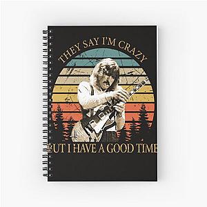 Joe Walsh Slim Spiral Notebook