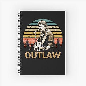 Vintage outlaw Joe Walsh Long Spiral Notebook